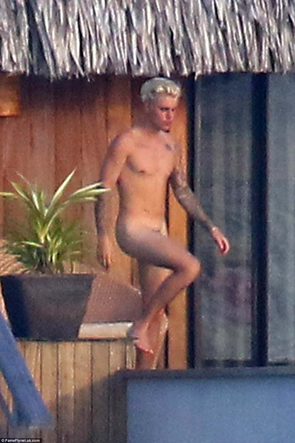 (nsfw images) justin bieber nude in bora bora