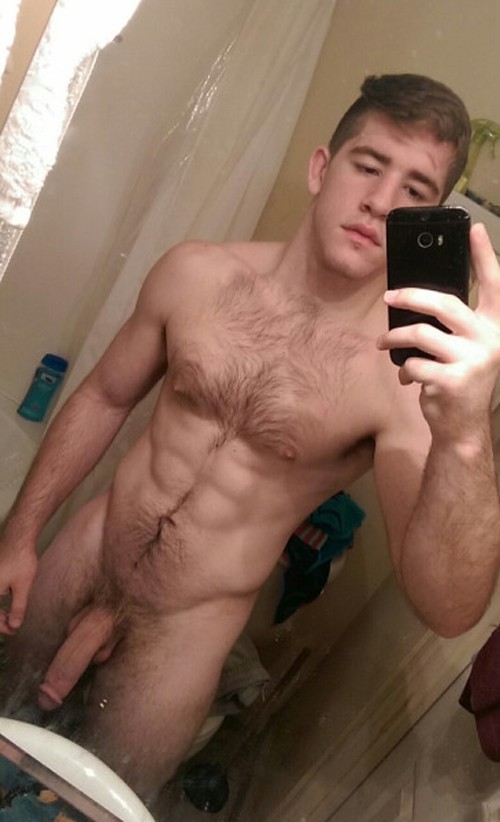 Monster Mega Dick Selfie - Hot dude with BIG DICK! | A Naked Guy